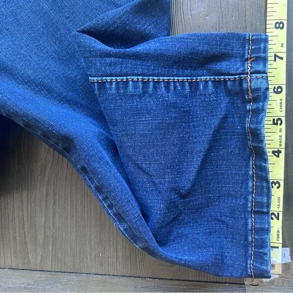 Lane Bryant Women's Straight Leg Jeans - Dark Blue - Picture 7 of 12